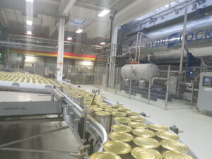 Continuous rotary sterilizer
