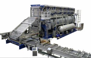 Continuous rotary sterilizers for evap milk